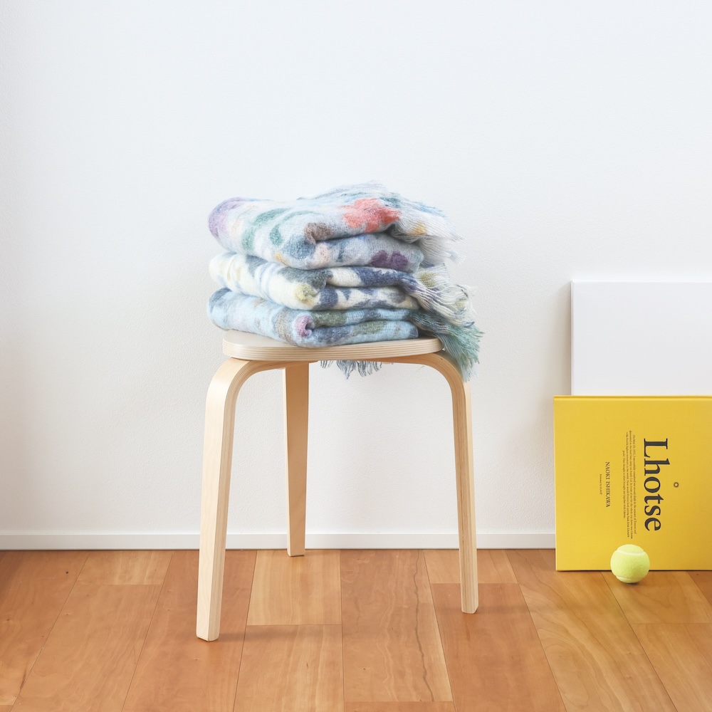 Matsuo Miyuki Shaggy blanket Plants-Bird | 8000000works | エイト